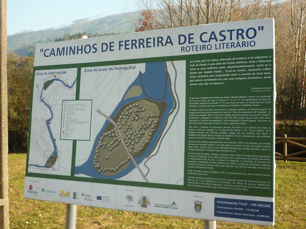 オリヴェイラ・デ・アゼメーイス Casa Do Porto Carreiroヴィラ エクステリア 写真